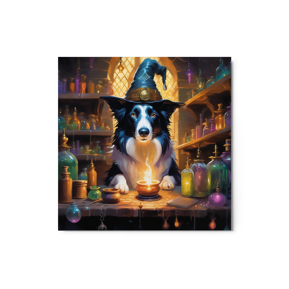 PugMug Custom Border Collie Metal Print