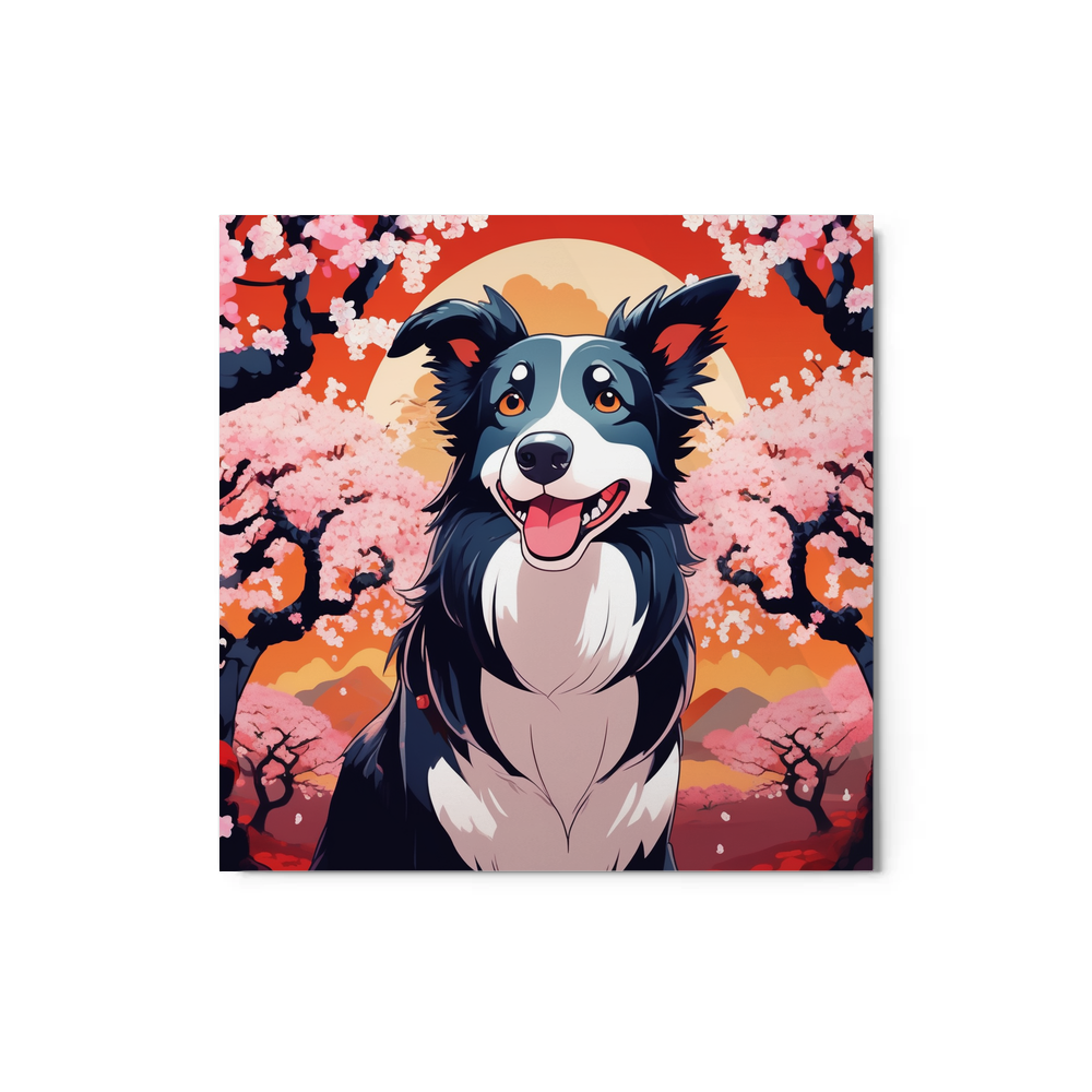 PugMug Custom Border Collie Metal Print