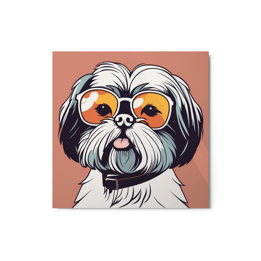 PugMug Custom Shih Tzu Metal Print