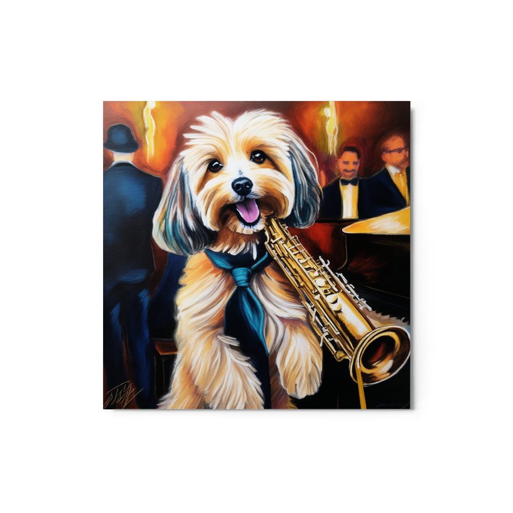 PugMug Custom Tan Havanese Dog Metal Print