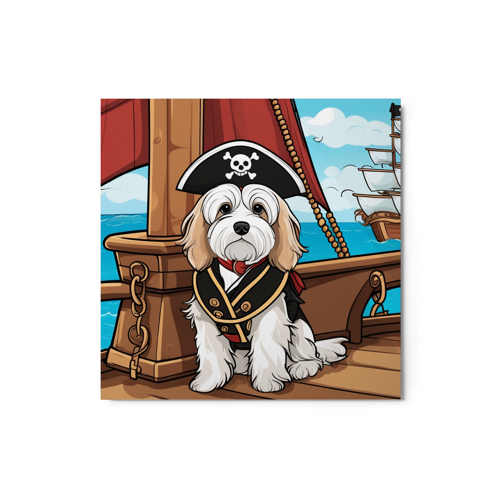 PugMug Custom Tan Havanese Dog Metal Print
