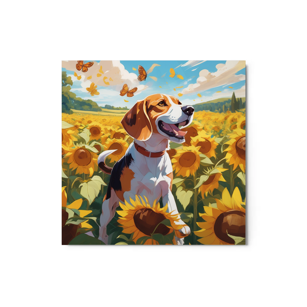 PugMug Custom Beagle Metal Print