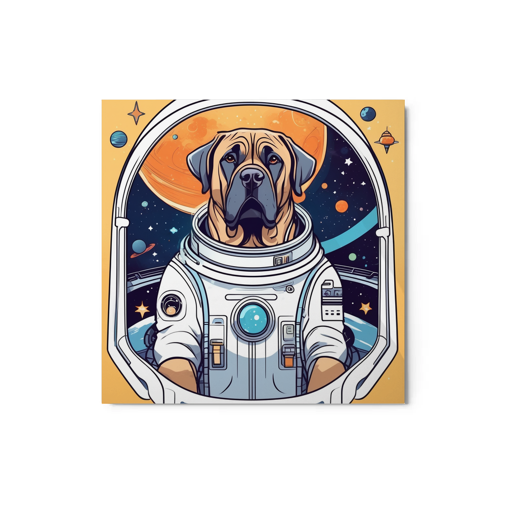 PugMug Custom Mastiff Metal Print