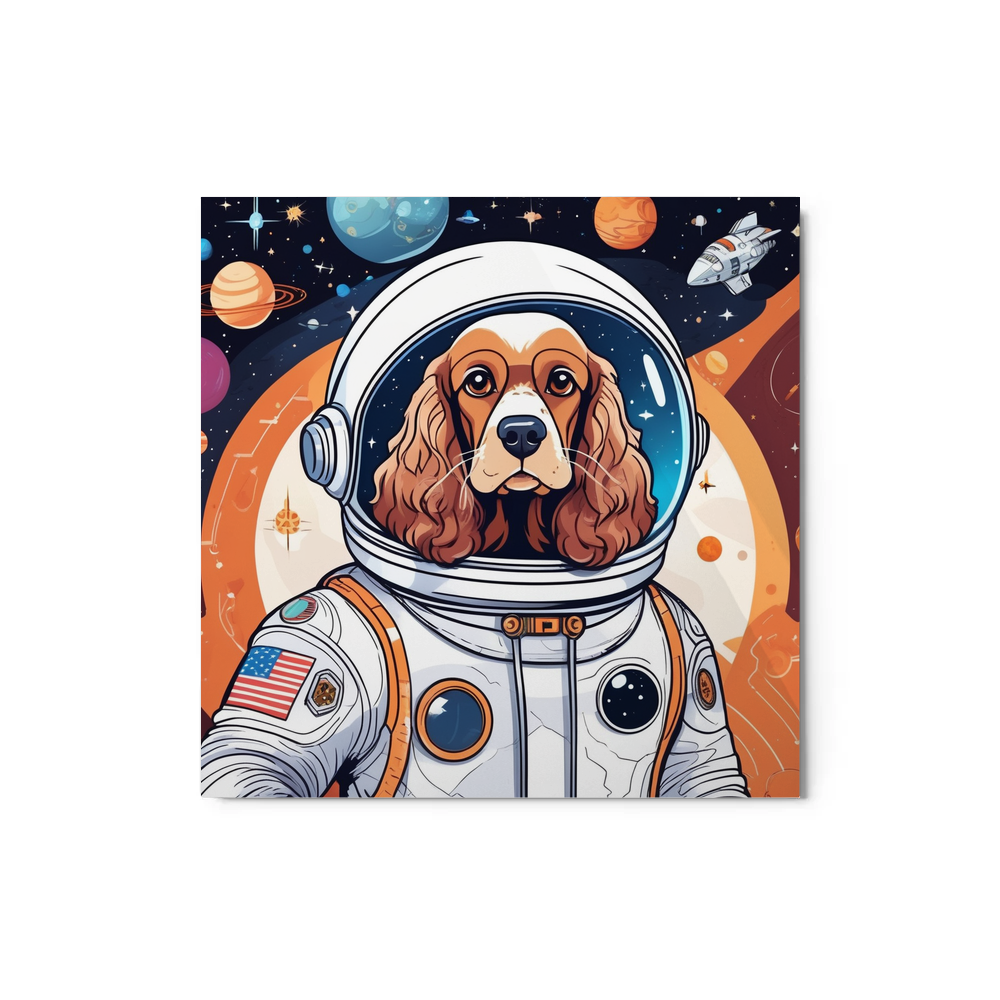 PugMug Custom Cocker Spaniel Metal Print