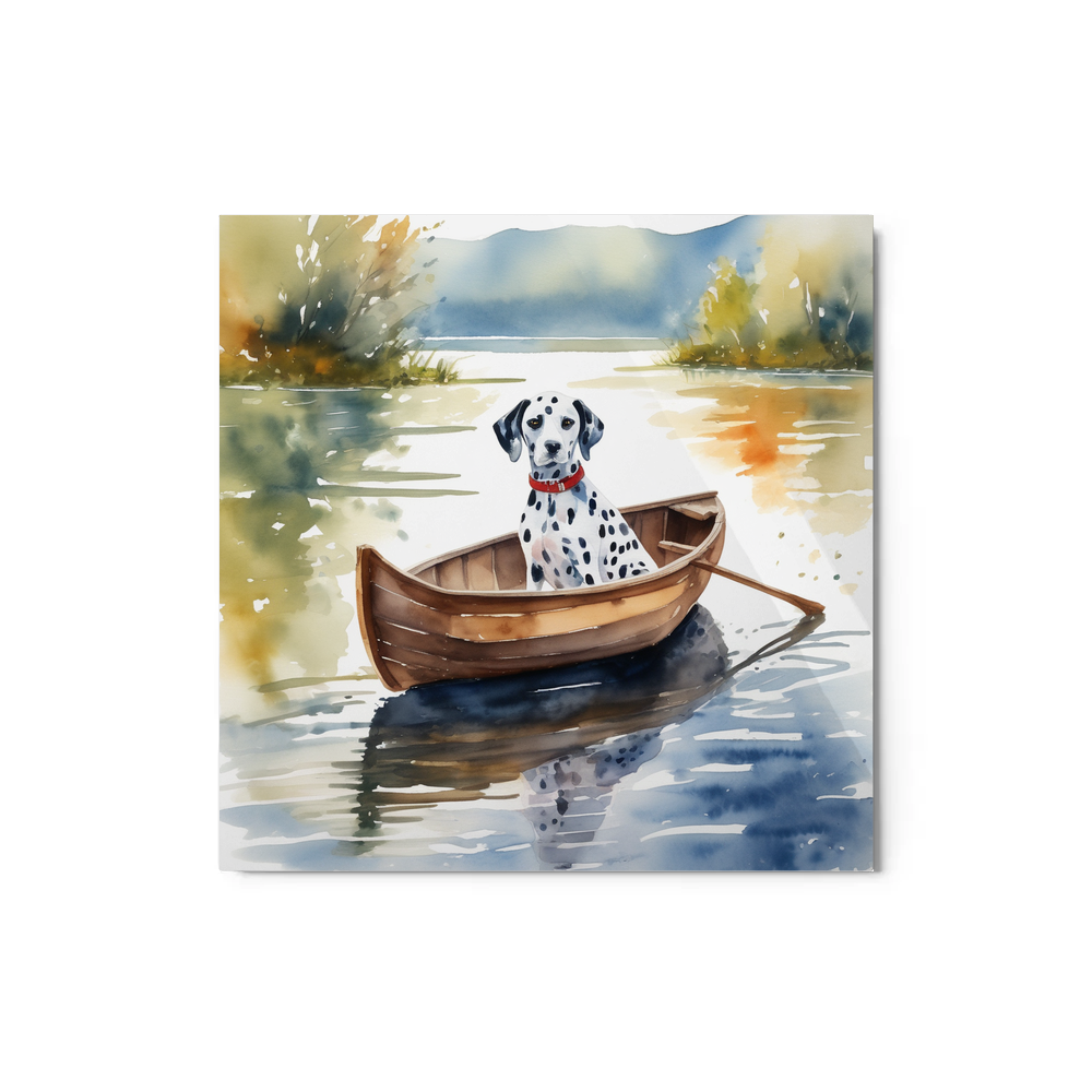 PugMug Custom Dalmatian Metal Print