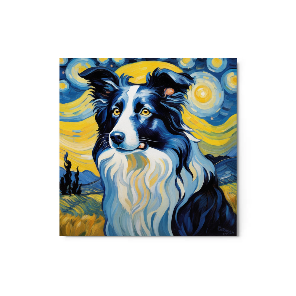 PugMug Custom Border Collie Metal Print