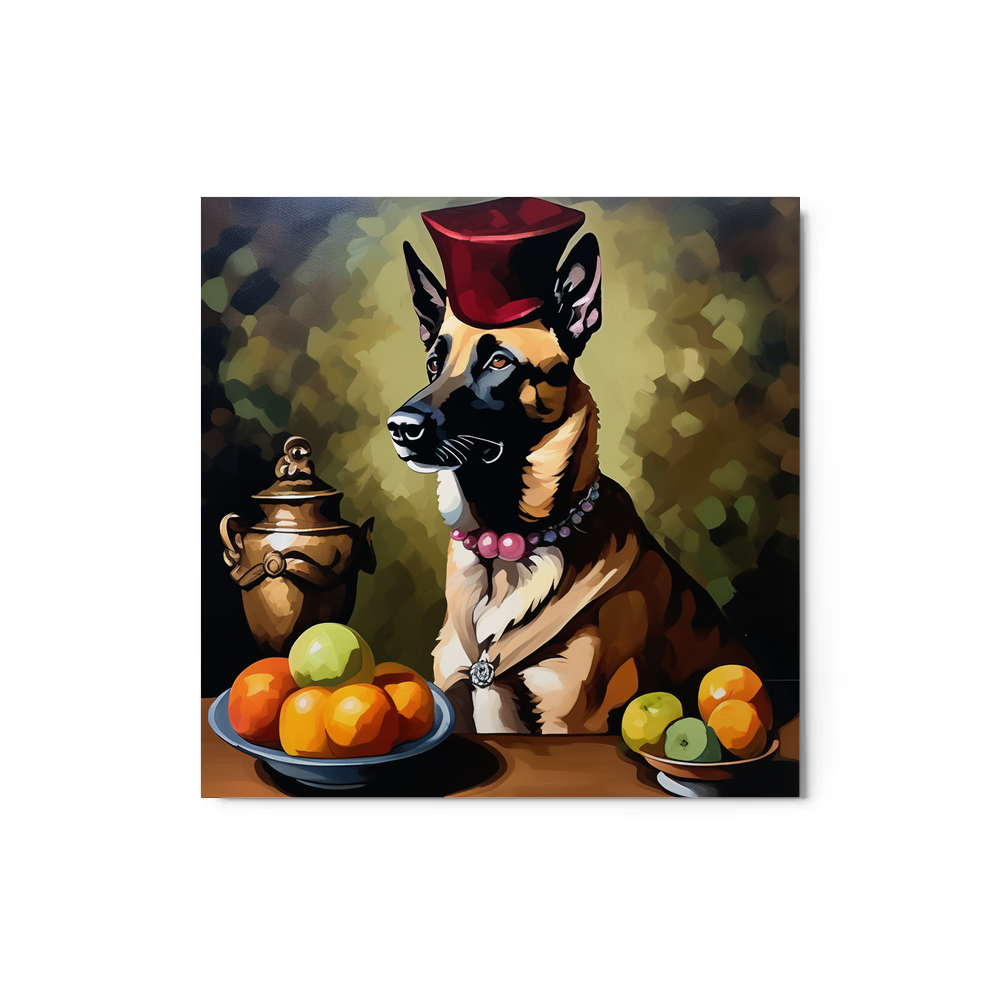 PugMug Custom Belgian Malinois Metal Print