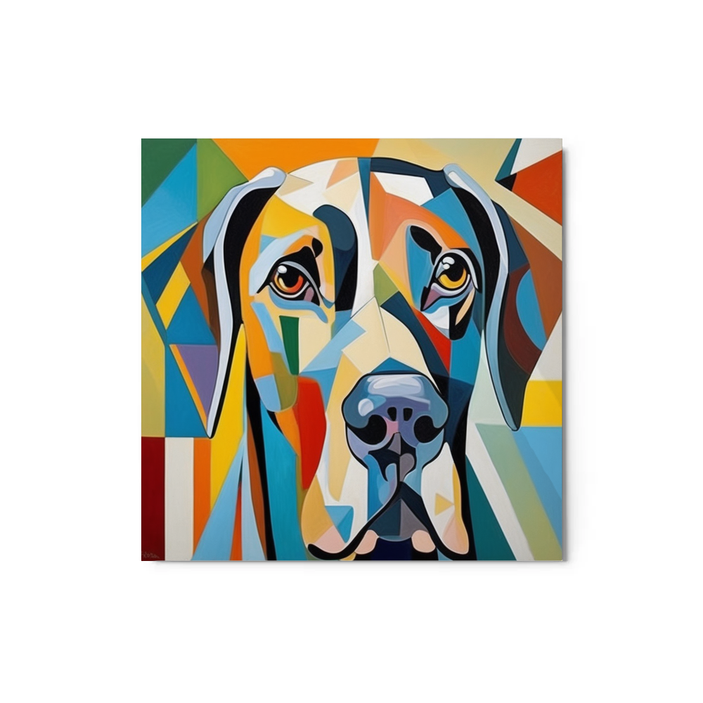 PugMug Custom Great Dane Metal Print