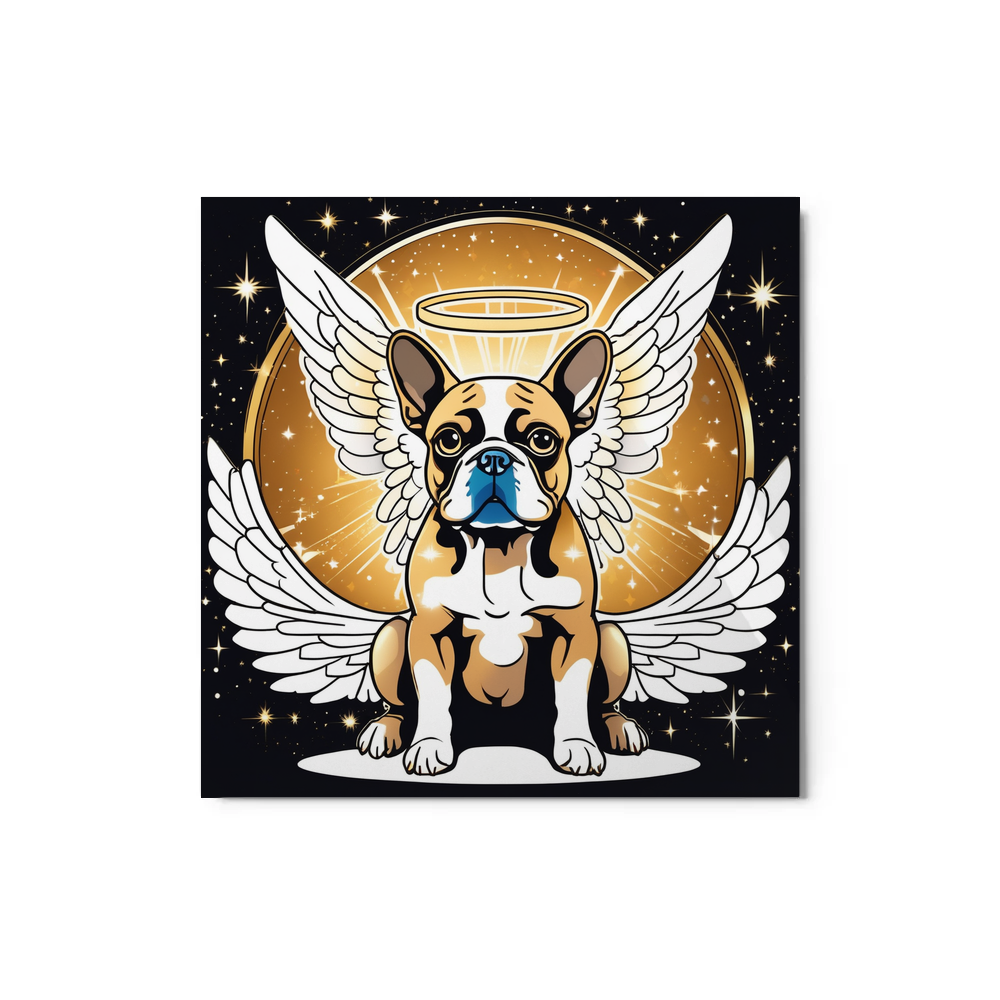 PugMug Custom Tan French Bulldog Metal Print