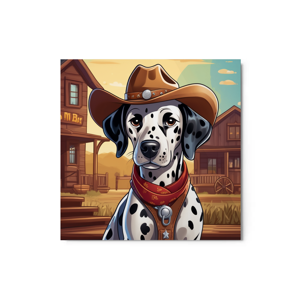 PugMug Custom Dalmatian Metal Print