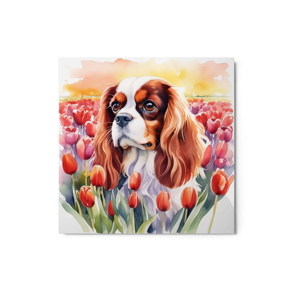 PugMug Custom Cavalier King Charles Spaniel Metal Print