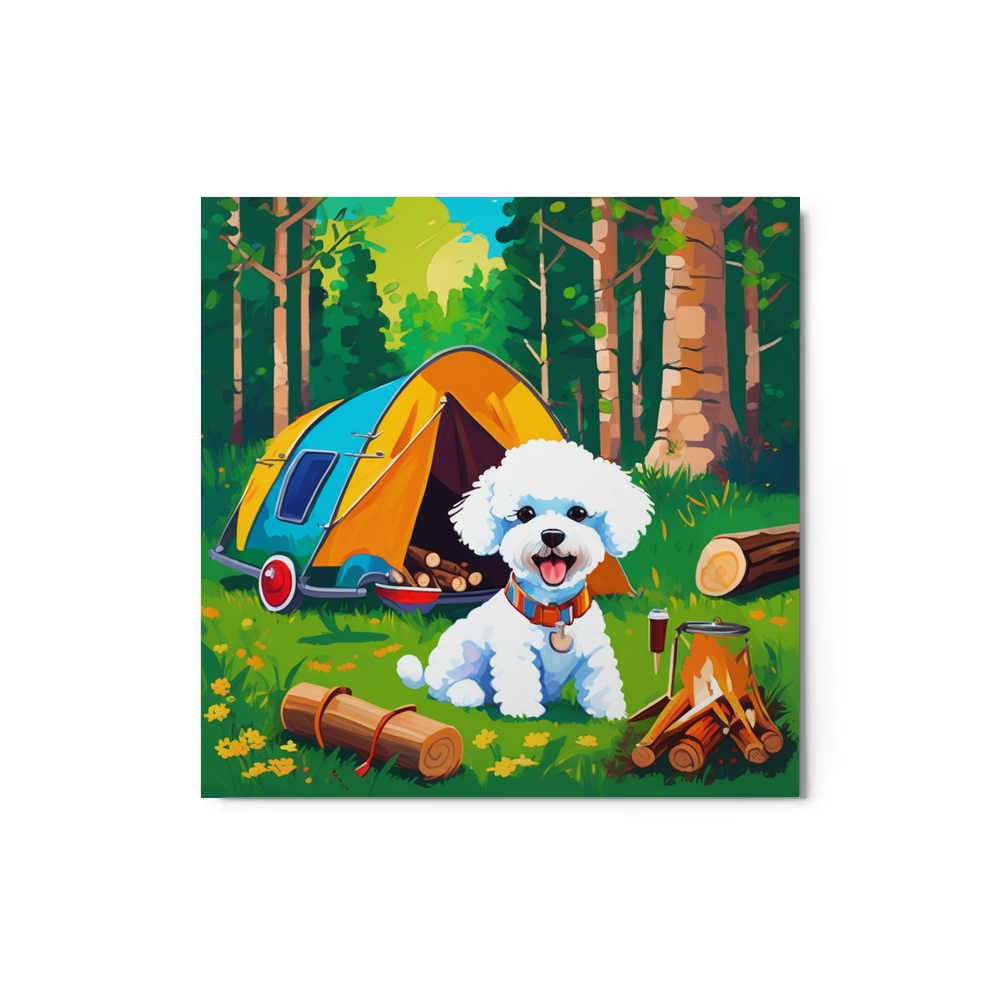 PugMug Custom Bichons Frise Metal Print