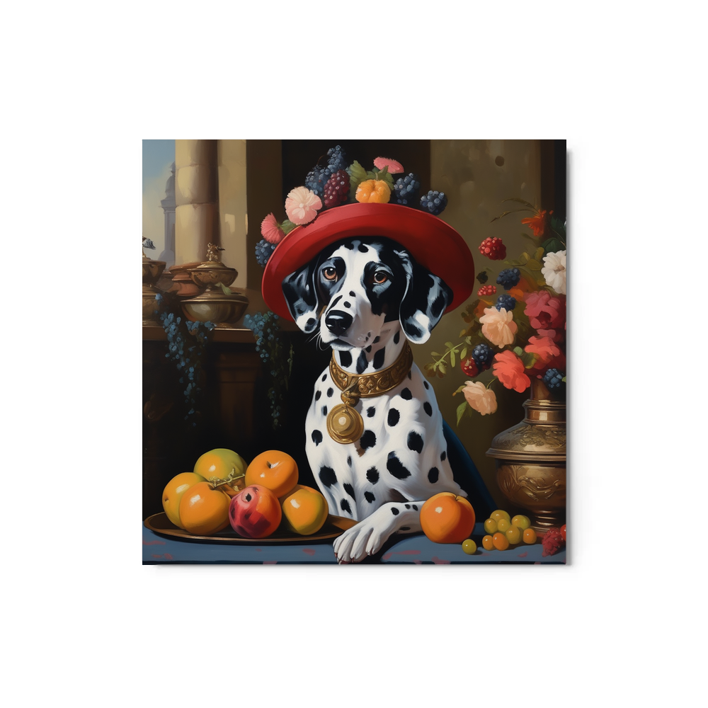 PugMug Custom Dalmatian Metal Print