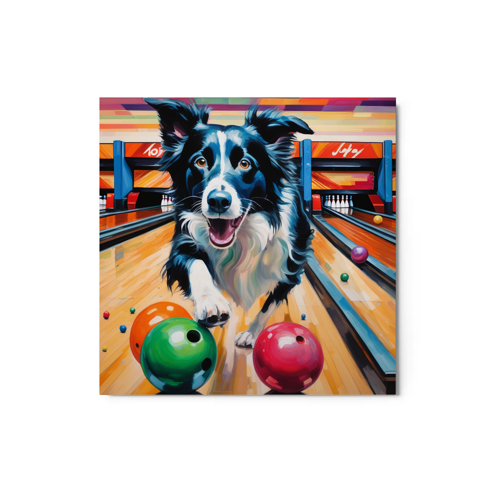 PugMug Custom Border Collie Metal Print