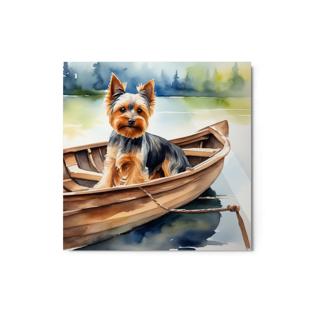 PugMug Custom Yorkshire Terrier Metal Print