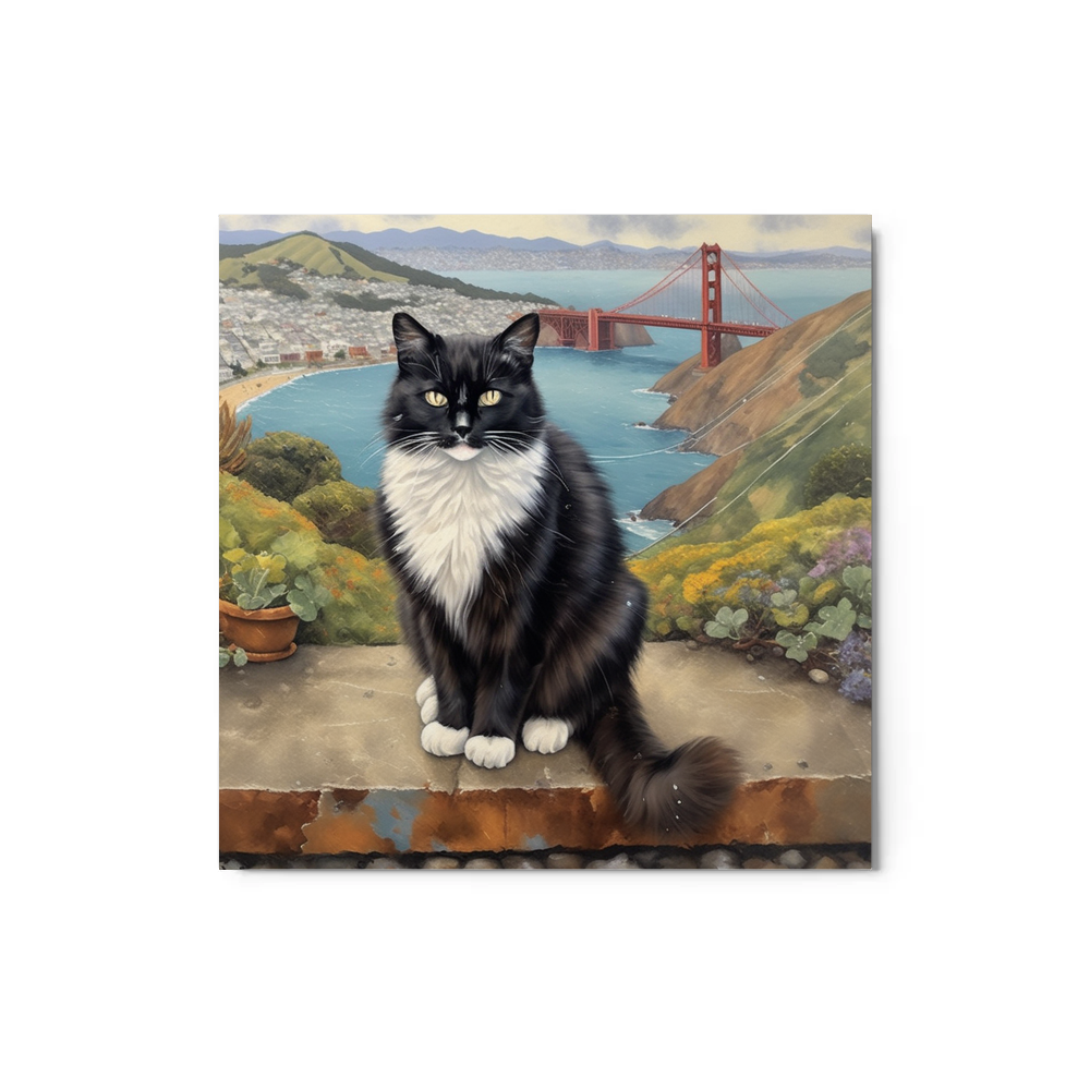 PugMug Custom Peerie Metal Print