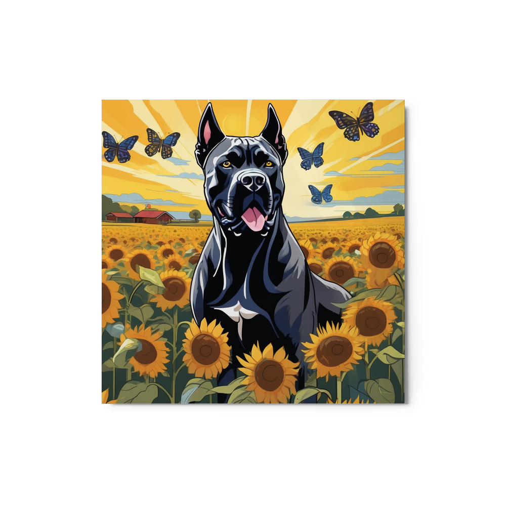 PugMug Custom Cane Corso Metal Print