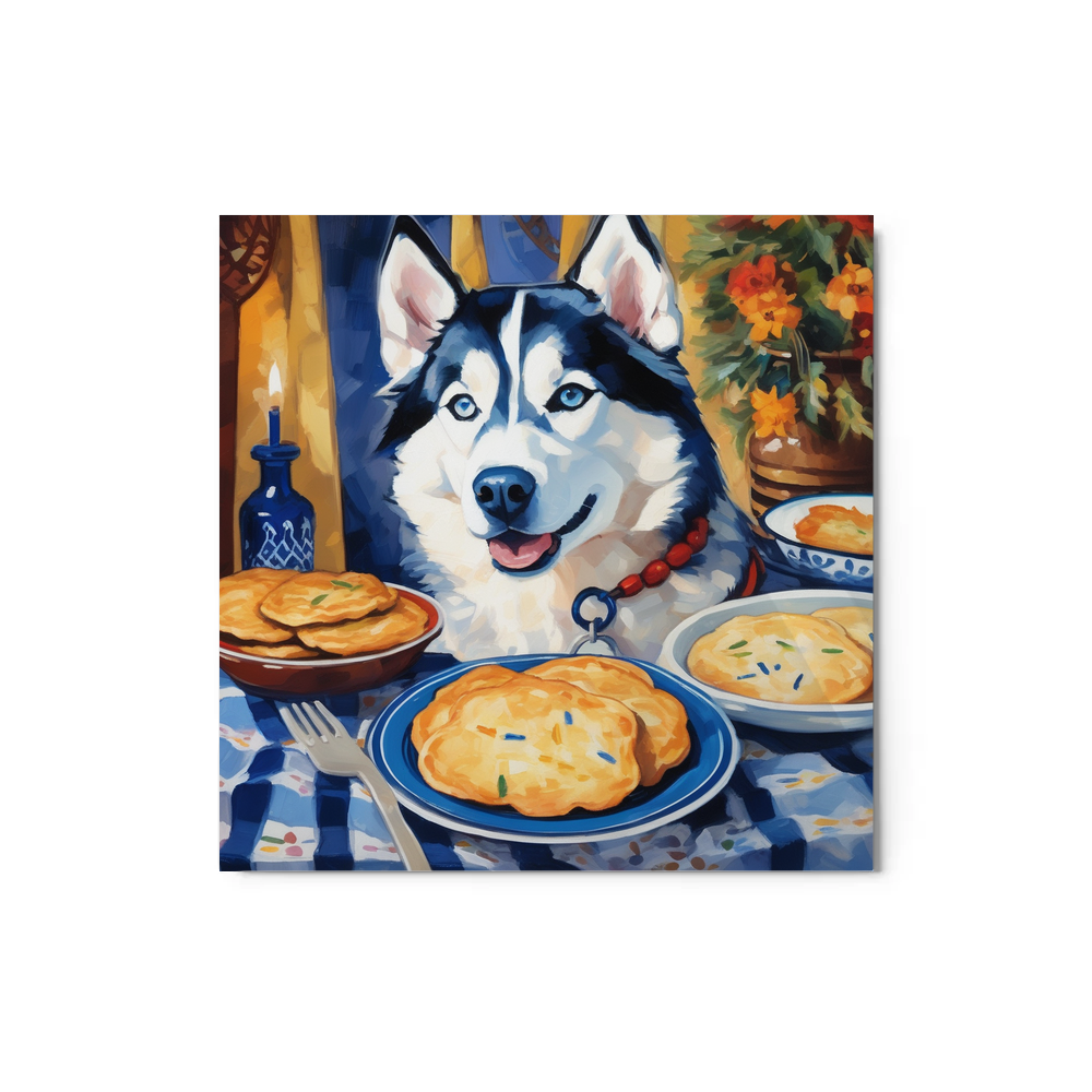 PugMug Custom Siberian Husky Metal Print