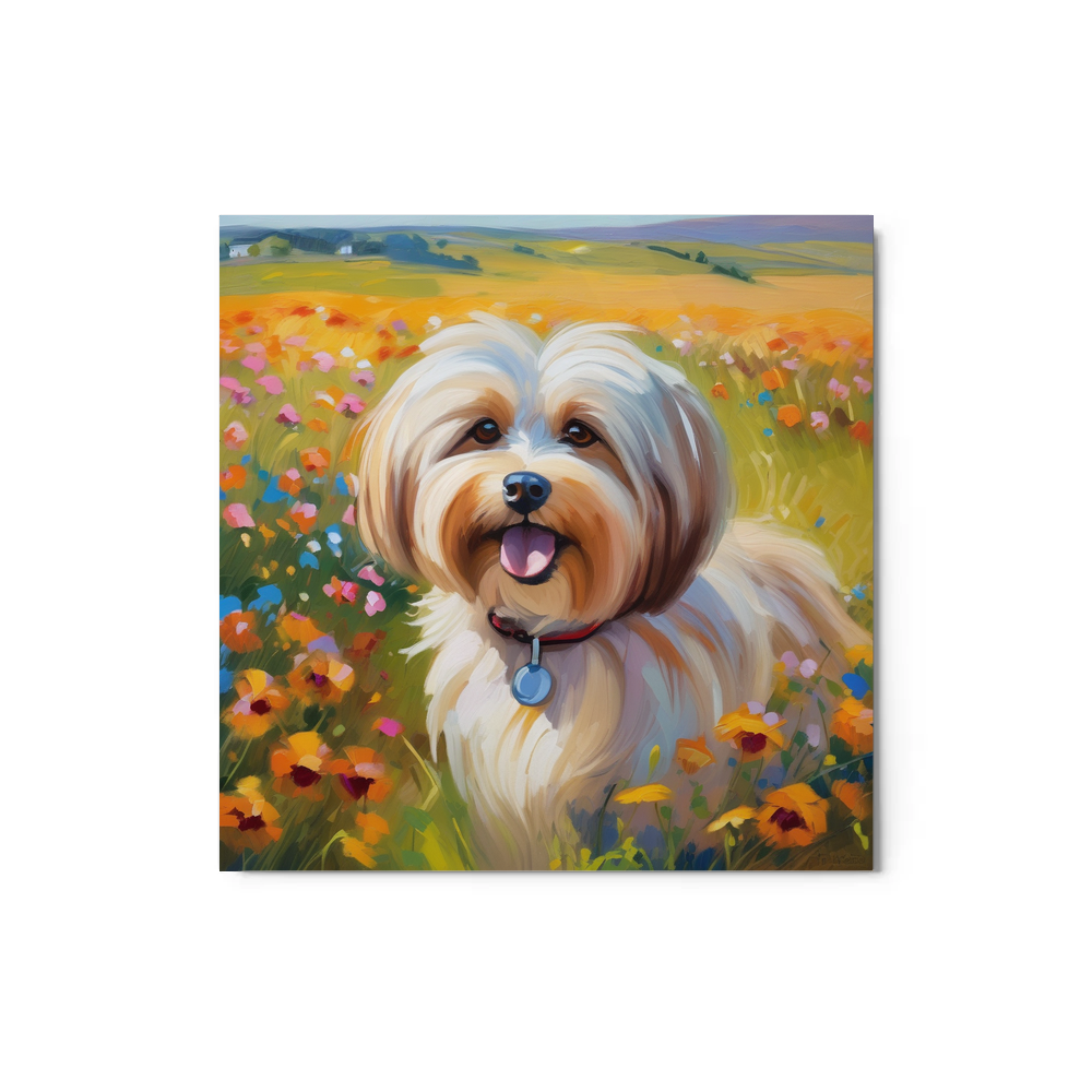 PugMug Custom Tan Havanese Dog Metal Print