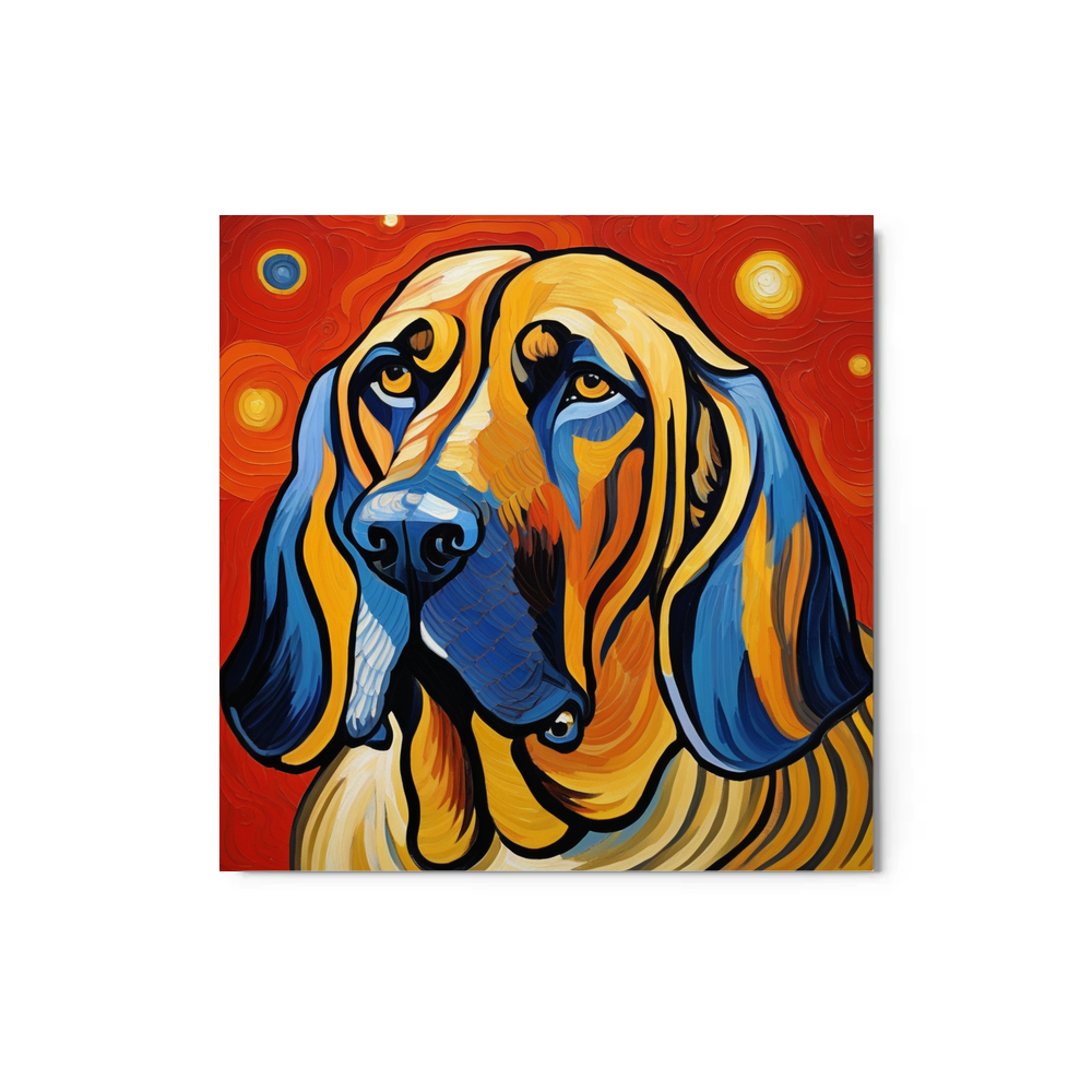 PugMug Custom Bloodhound Metal Print