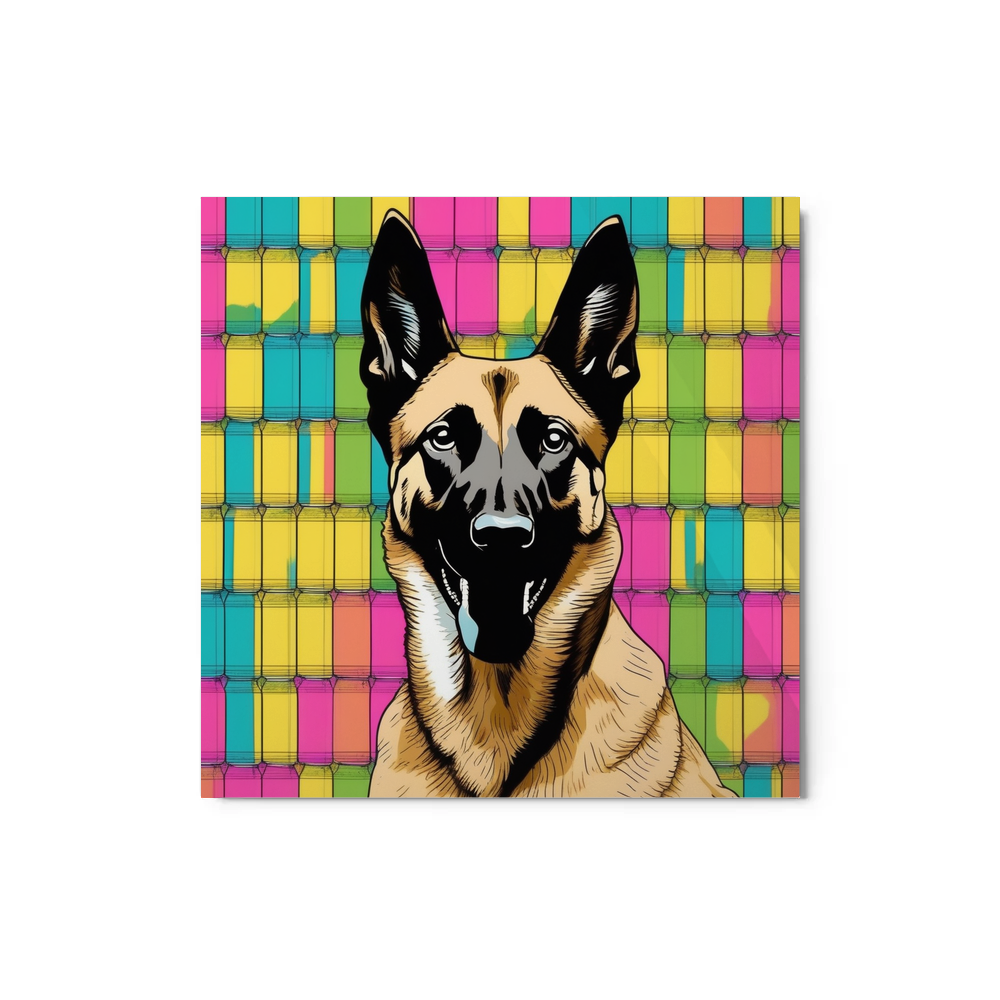 PugMug Custom Belgian Malinois Metal Print