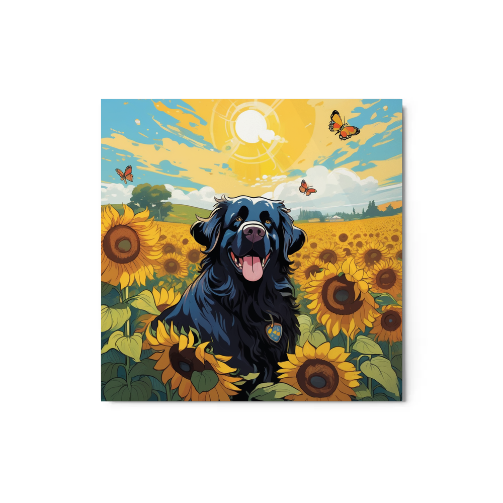 PugMug Custom Newfoundland Metal Print