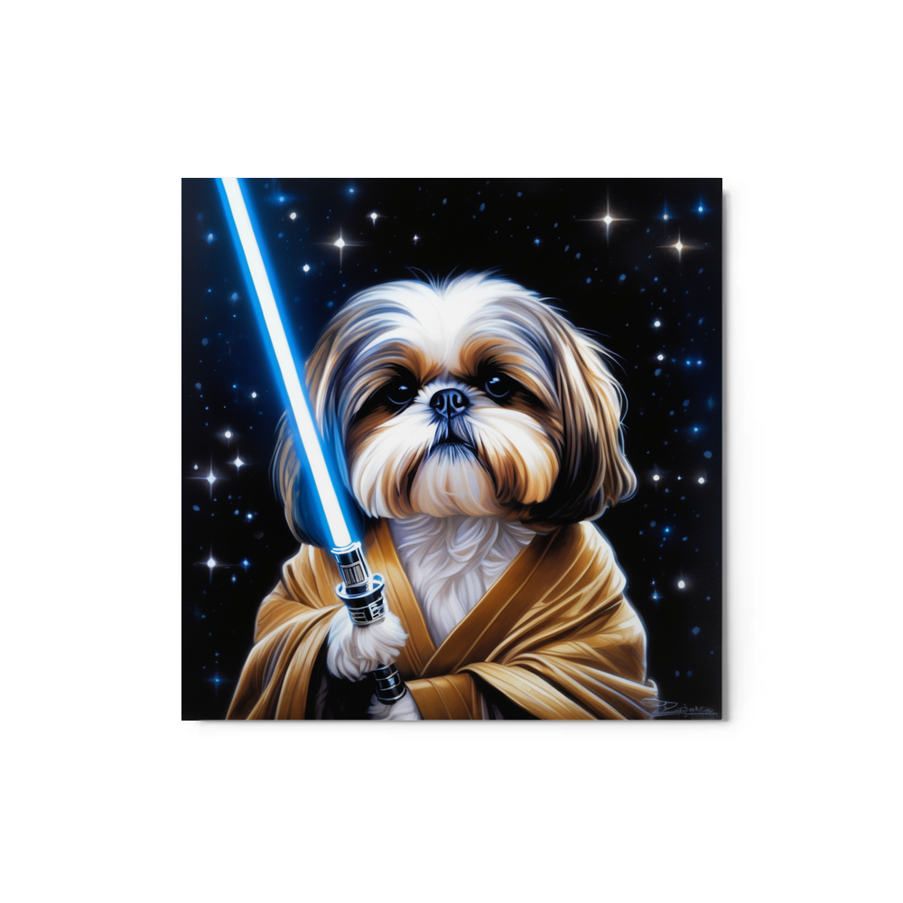 PugMug Custom Shih Tzu Metal Print