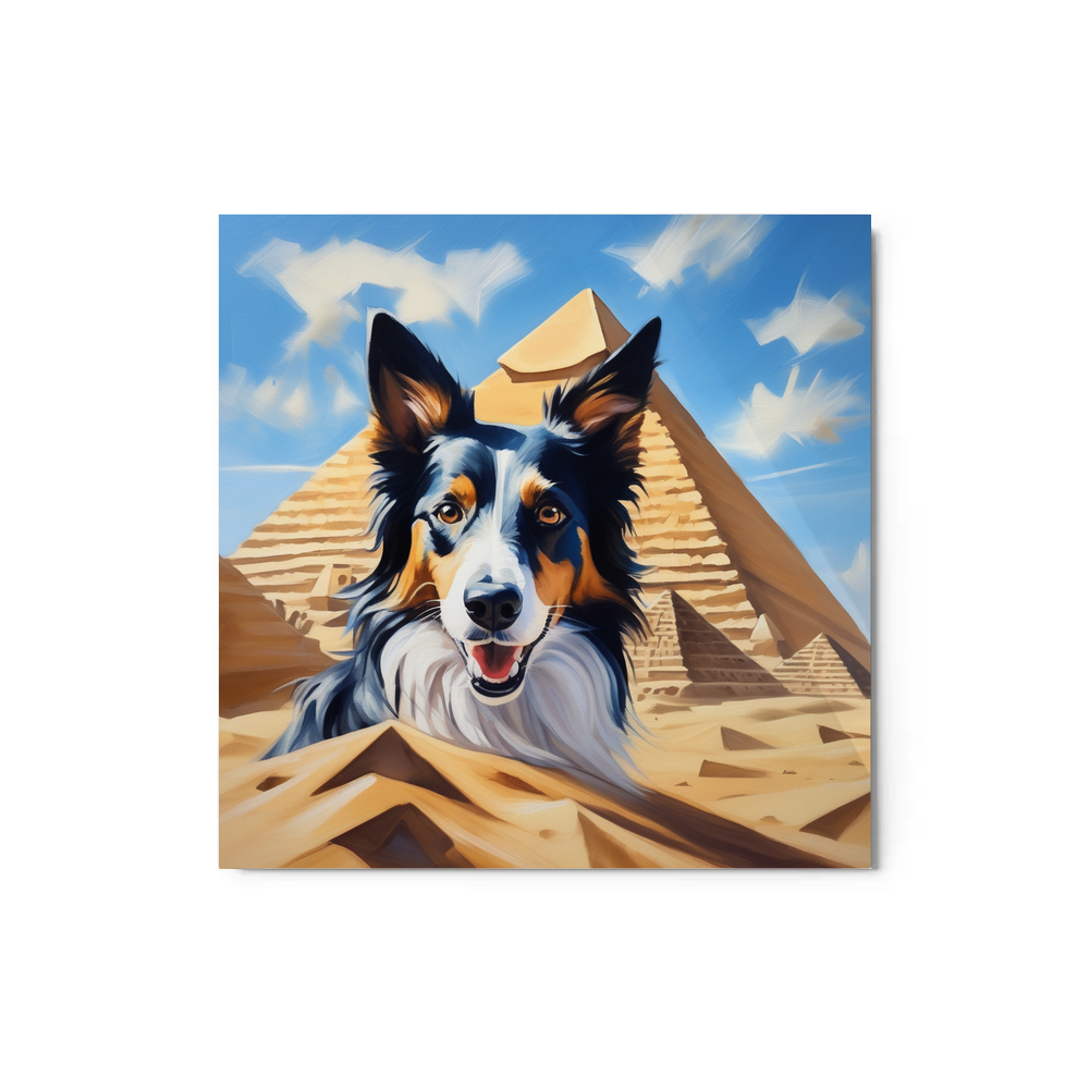 PugMug Custom Border Collie Metal Print