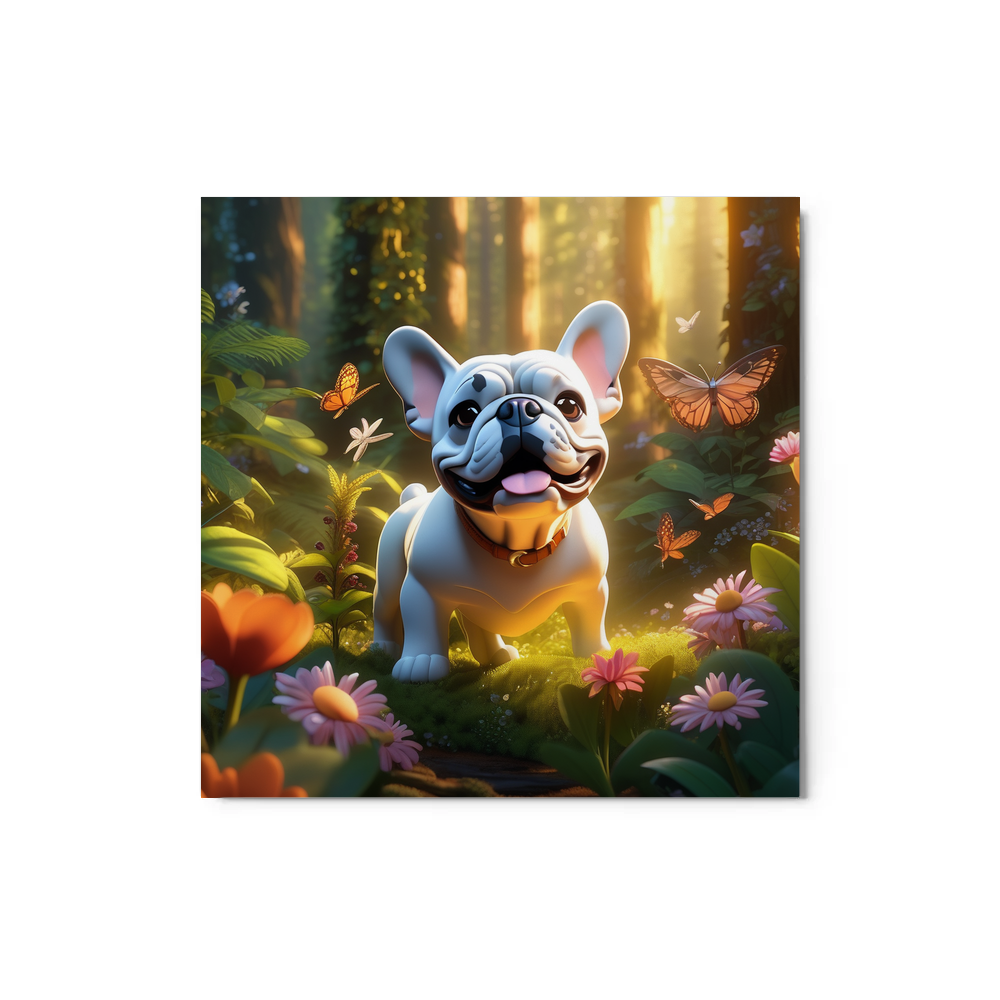 PugMug Custom Bulldog Metal Print