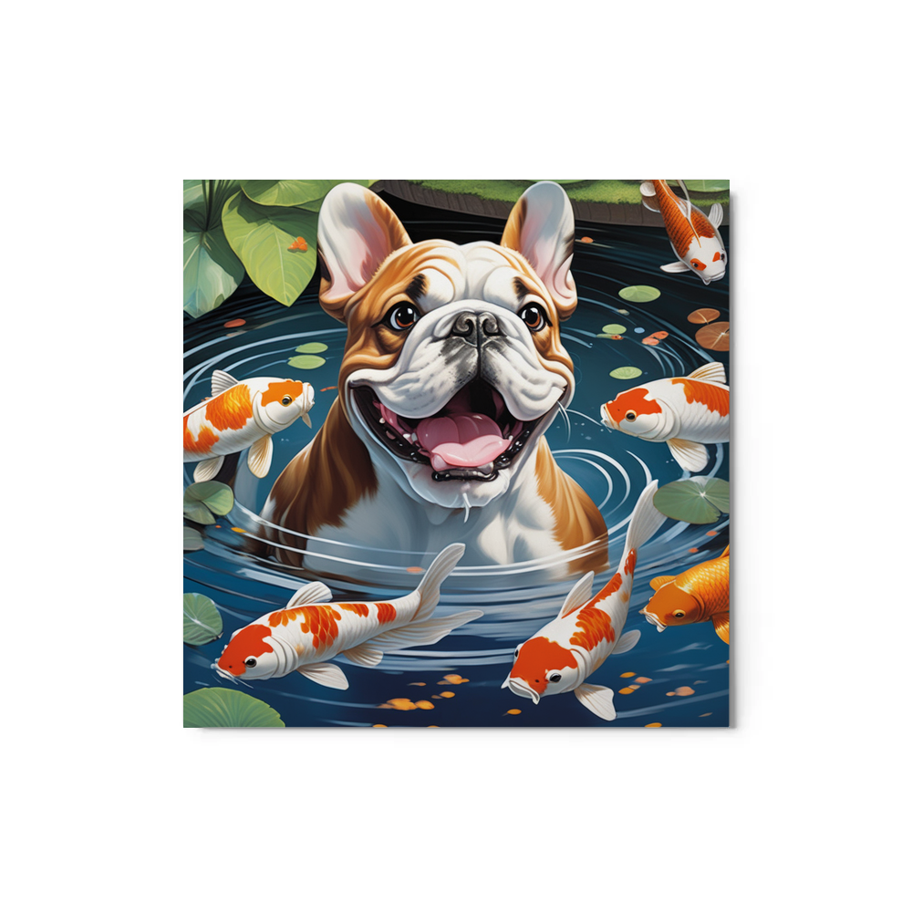 PugMug Custom Bulldog Metal Print