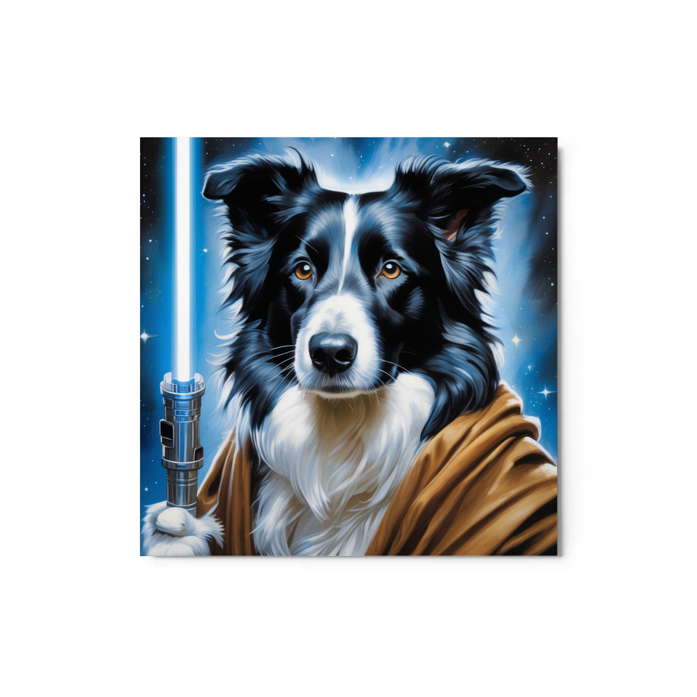 PugMug Custom Border Collie Metal Print
