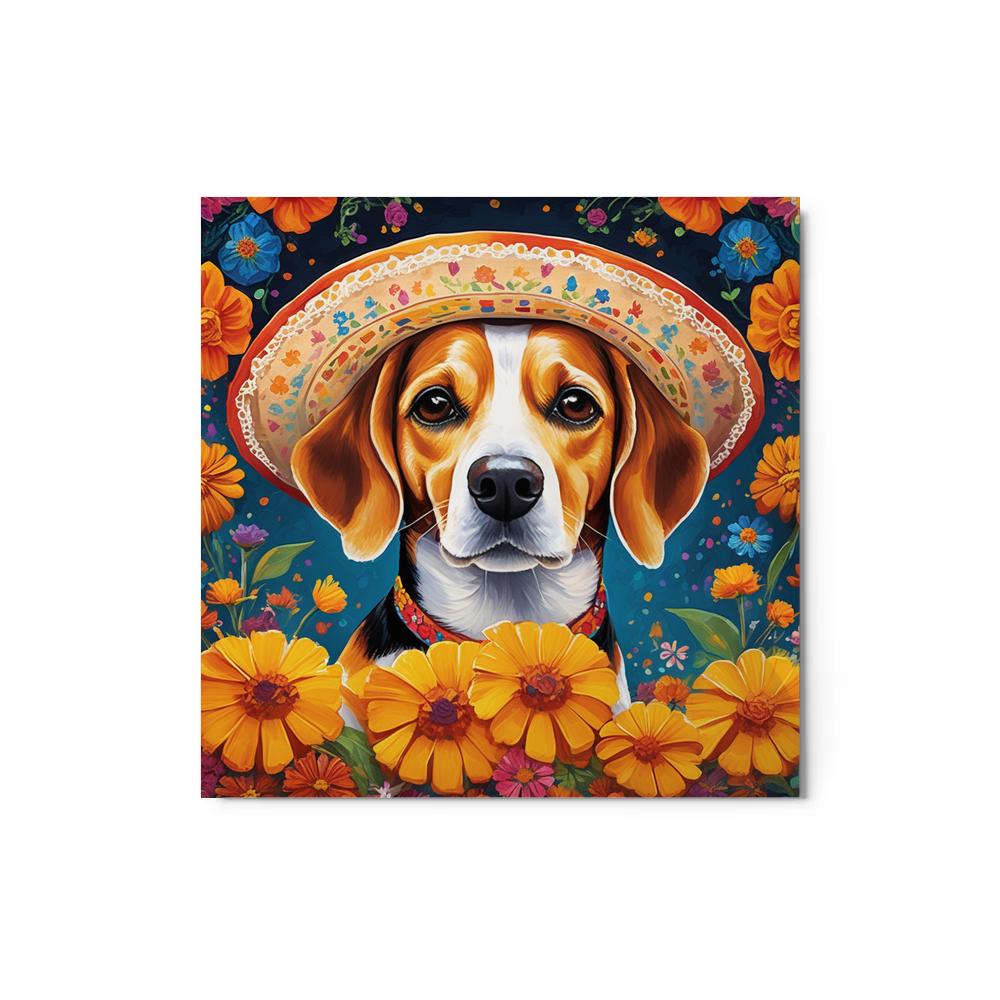 PugMug Custom Beagle Metal Print