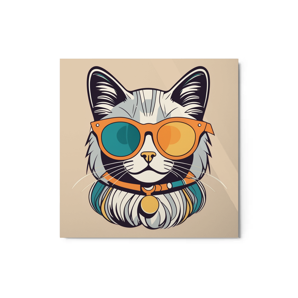 PugMug Custom Tabby Ragdoll Cat Metal Print