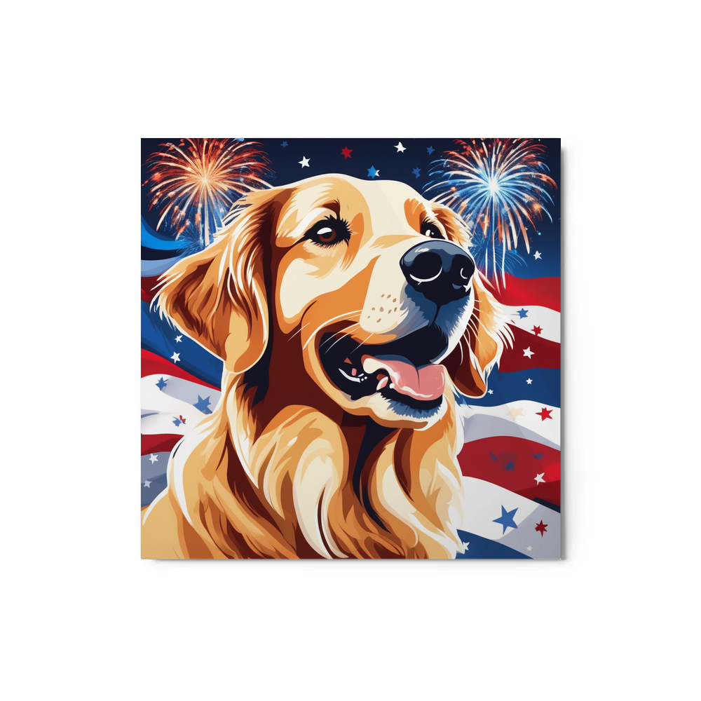 PugMug Custom Pet Metal Print