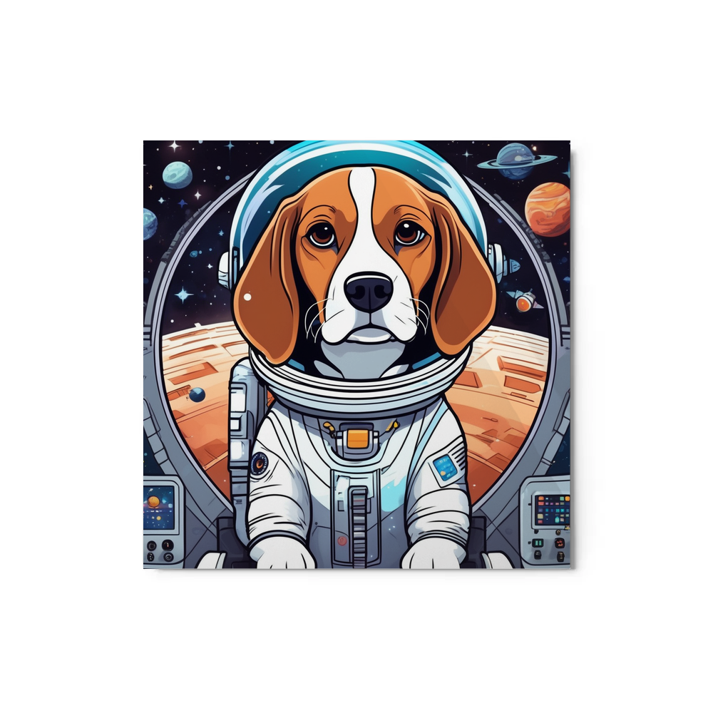 PugMug Custom Beagle Metal Print