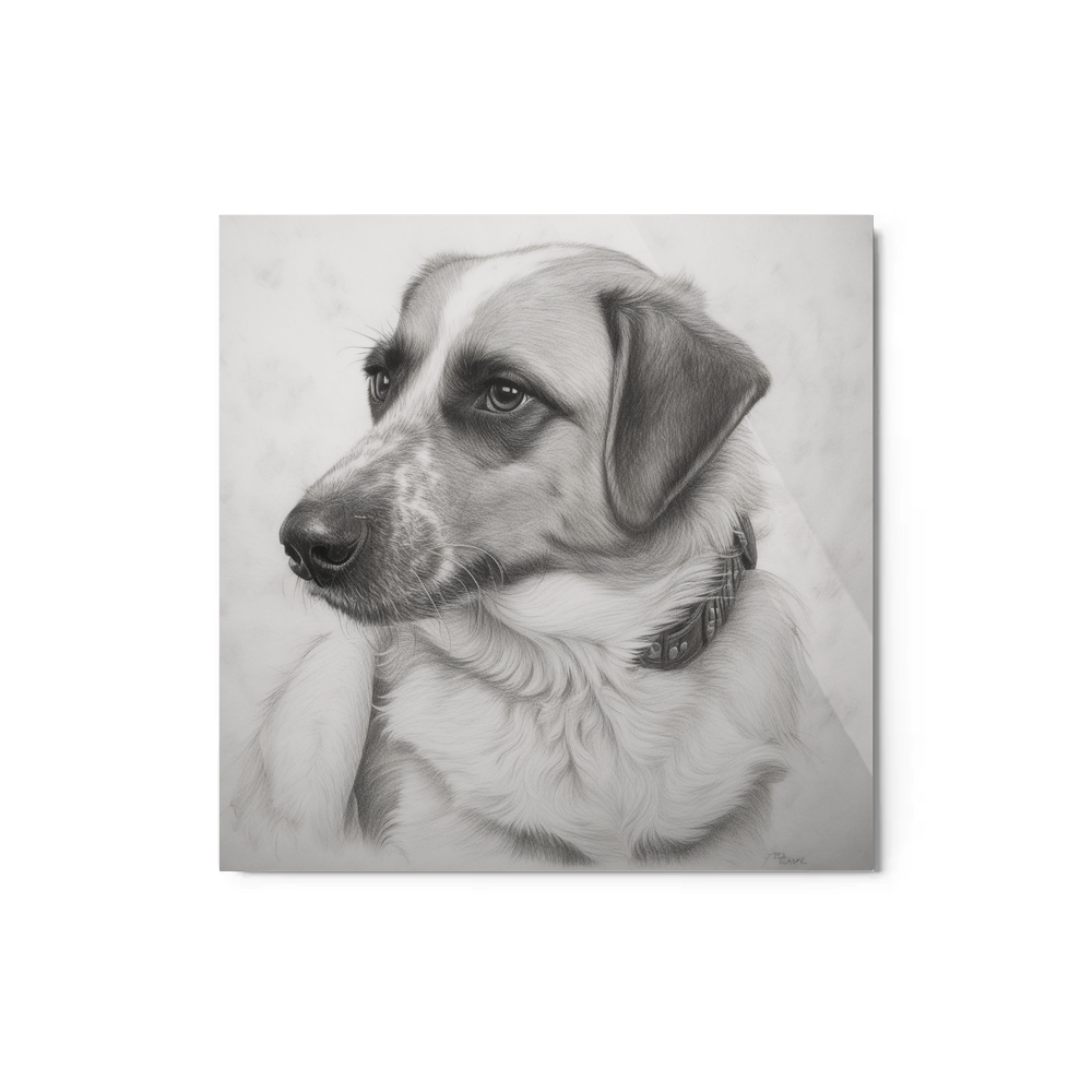 PugMug Custom Hazim Metal Print