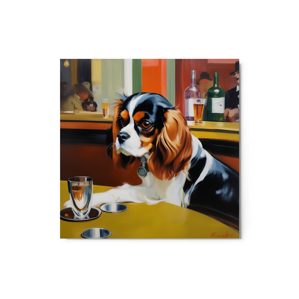 PugMug Custom Cavalier King Charles Spaniel Metal Print