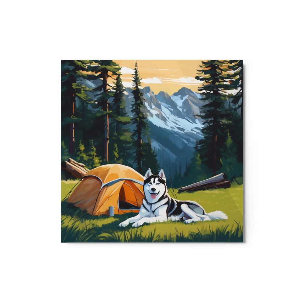 PugMug Custom Siberian Husky Metal Print