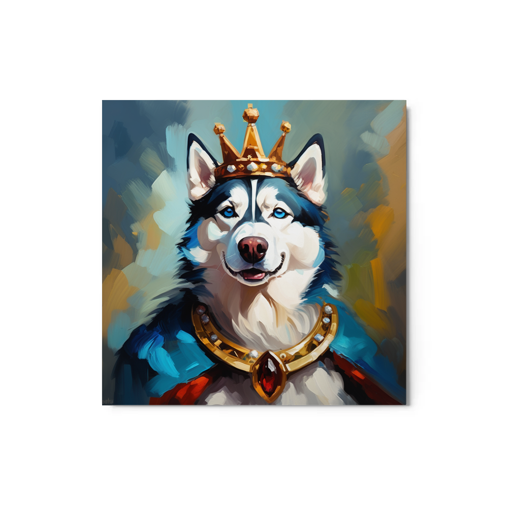 PugMug Custom Siberian Husky Metal Print