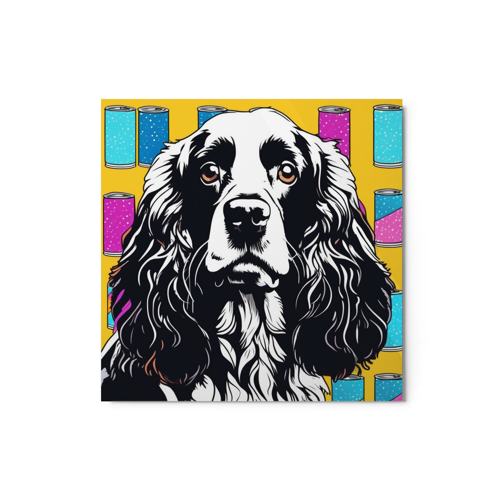 PugMug Custom English Cocker Spaniel Metal Print