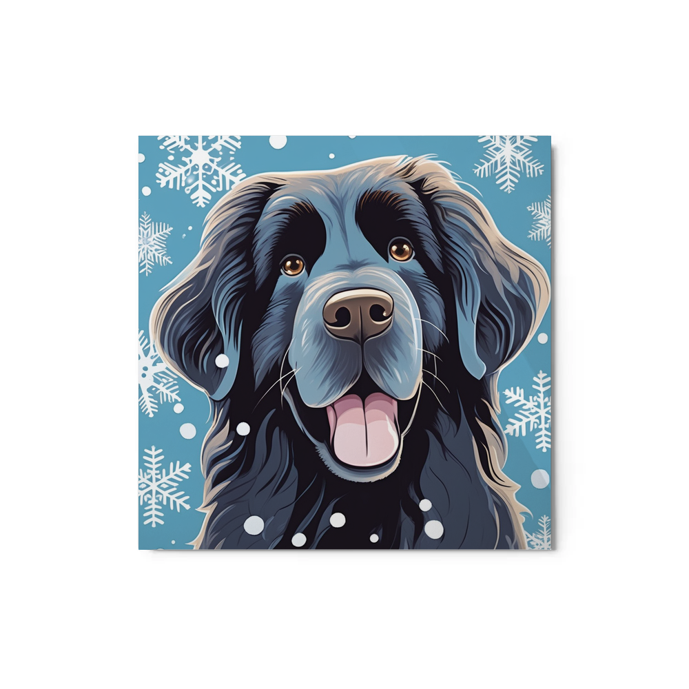 PugMug Custom Newfoundland Metal Print