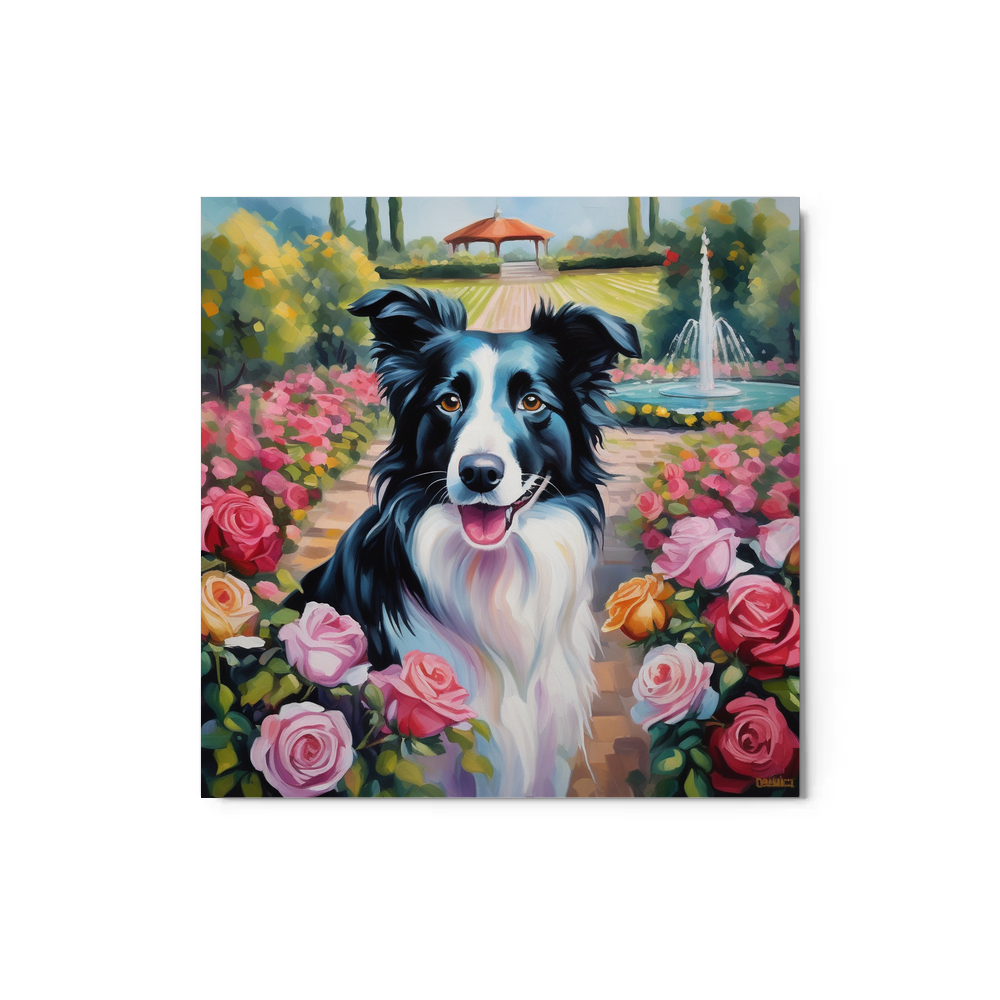 PugMug Custom Border Collie Metal Print