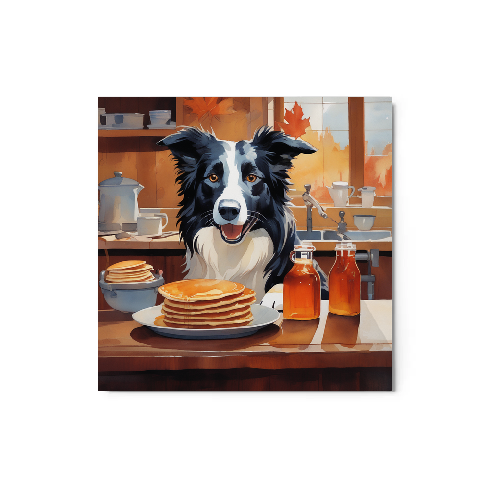 PugMug Custom Border Collie Metal Print