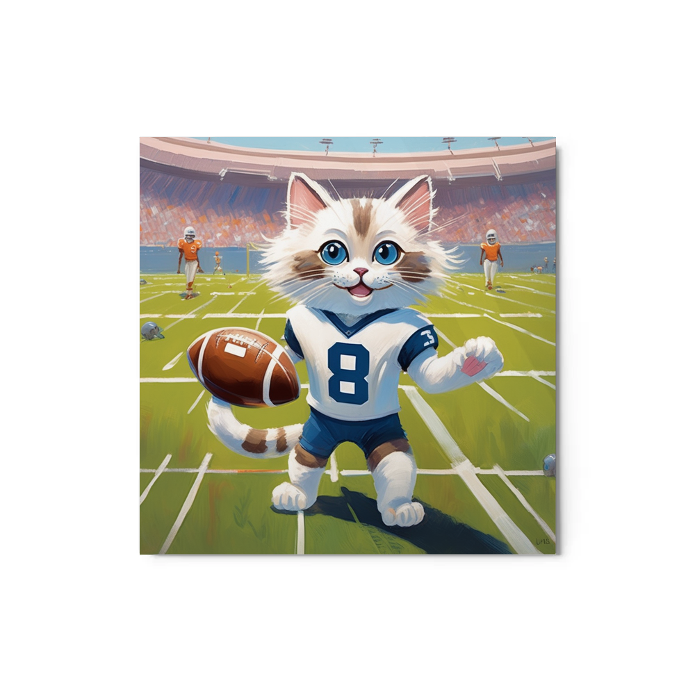 PugMug Custom Tabby Ragdoll Cat Metal Print