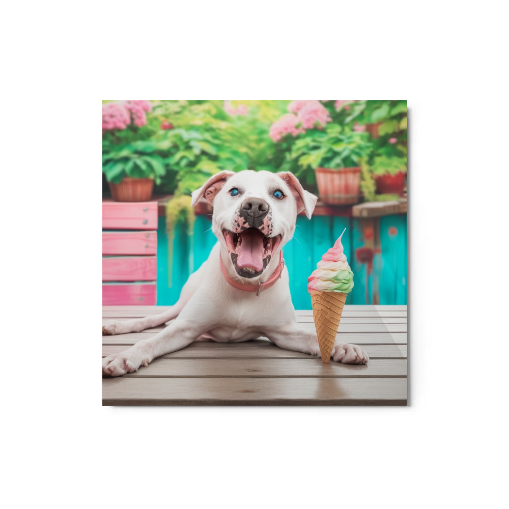 PugMug Custom Melody Metal Print