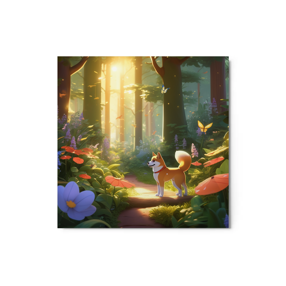 PugMug Custom Shiba Inu Metal Print