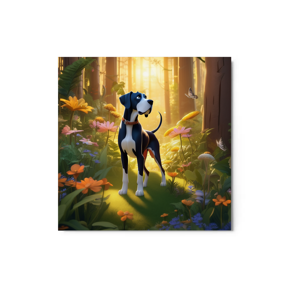 PugMug Custom Great Dane Metal Print