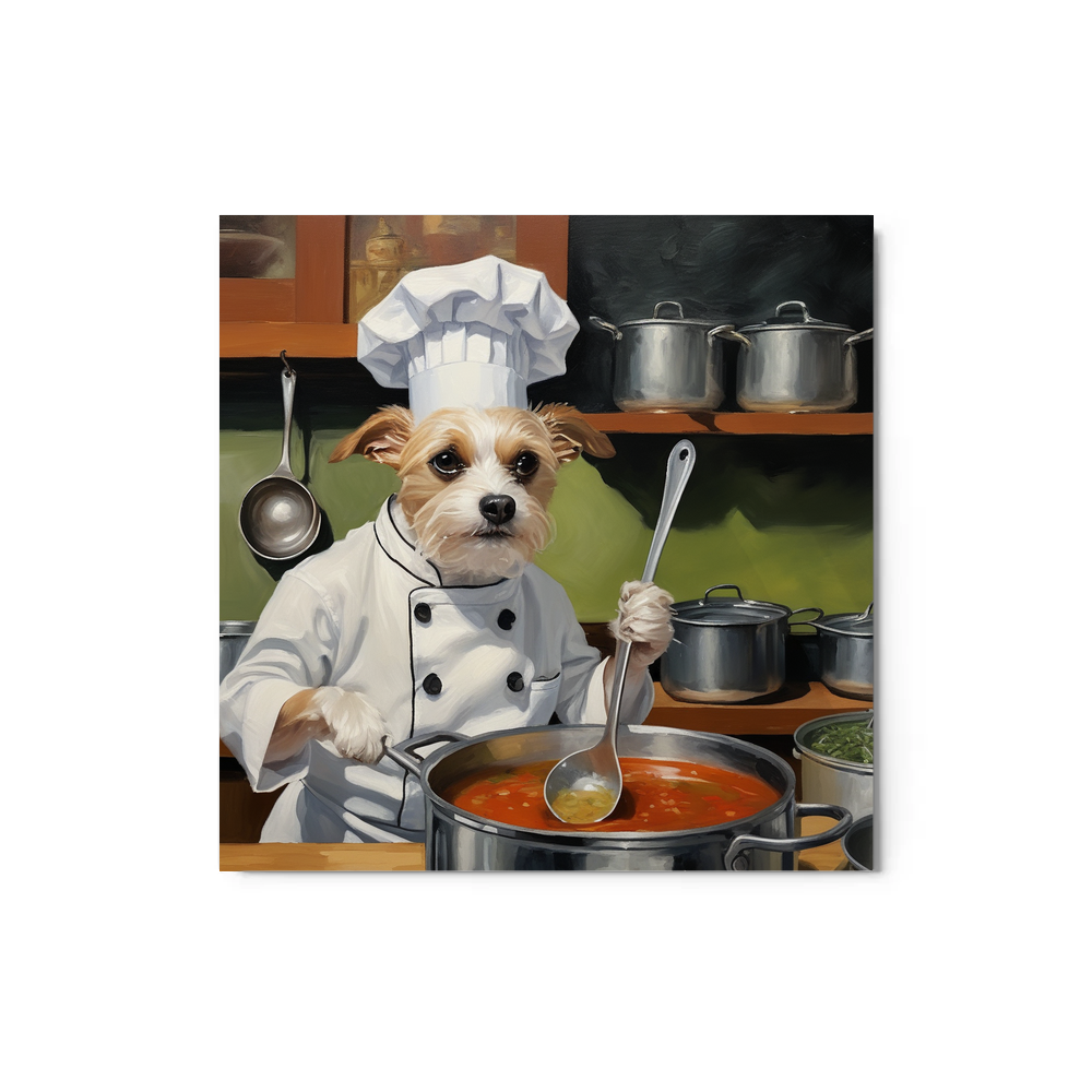 PugMug Custom Luna Metal Print