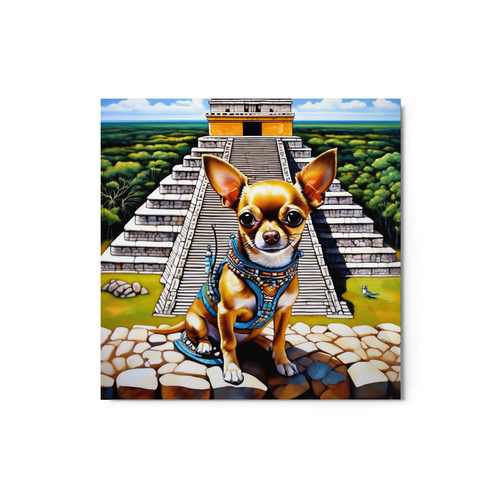 PugMug Custom Chihuahua Metal Print