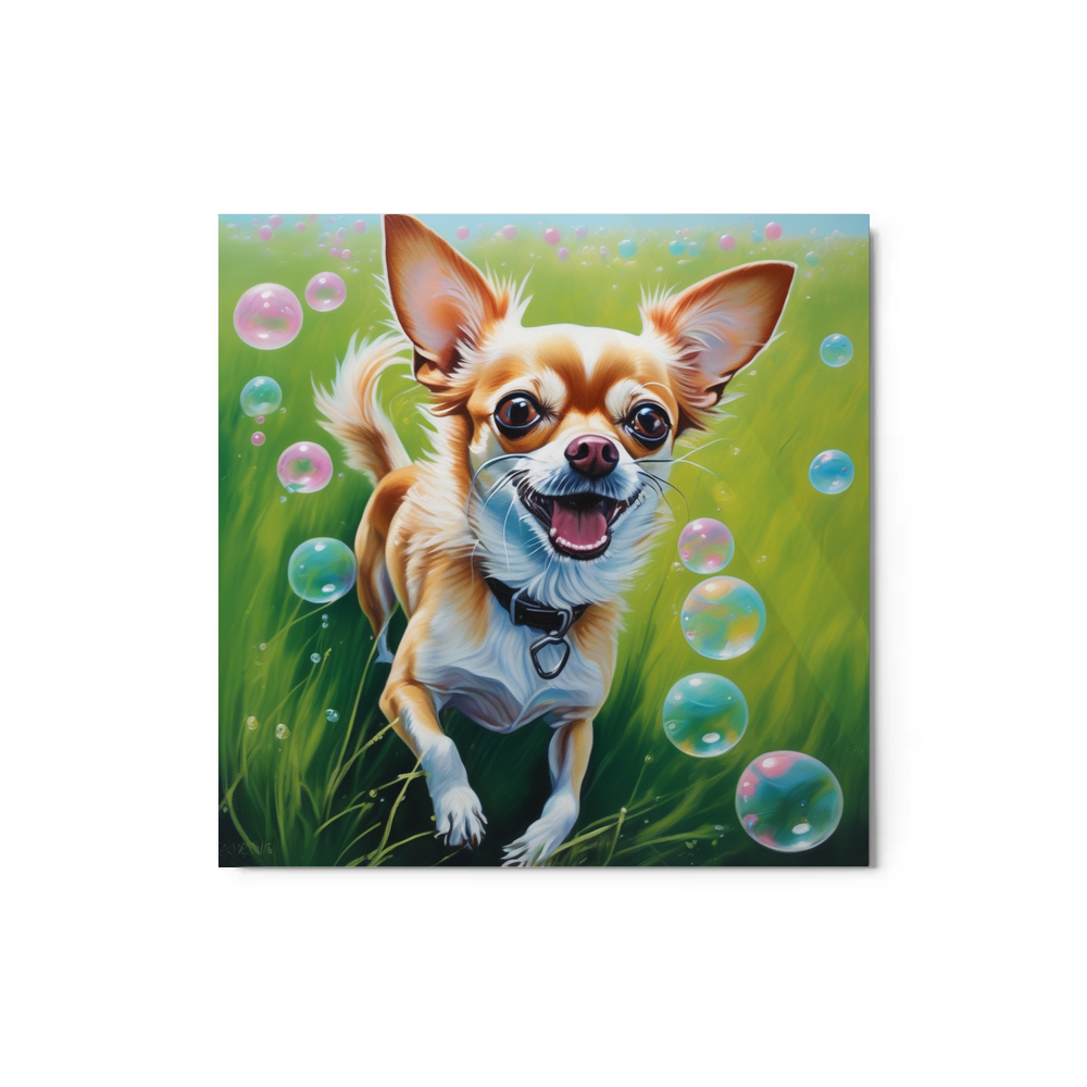PugMug Custom Chihuahua Metal Print